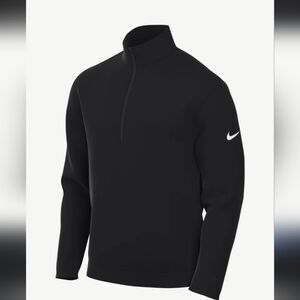Nike Tour Golf Black Quarter-Zip Pullover Like New XL Back Vent '24